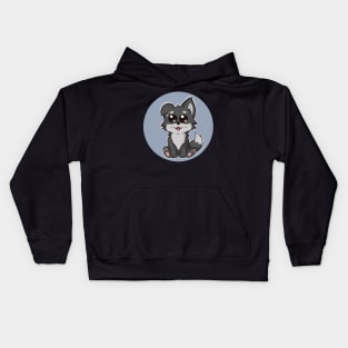 Chibi Wolf Kids Hoodie